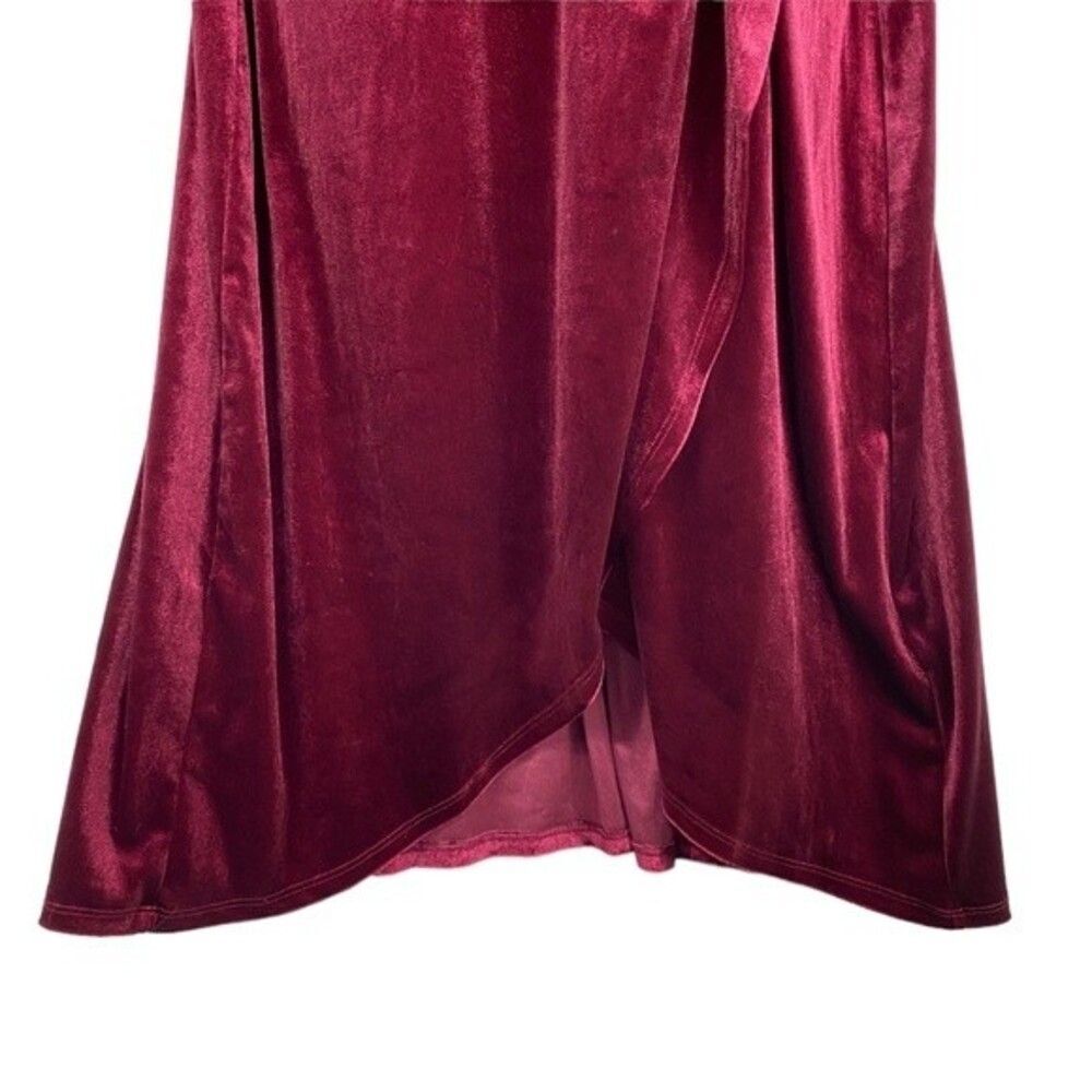 NWT A New Day Burgundy Twist/Wrap Dress Size XXL - Picture 6 of 11